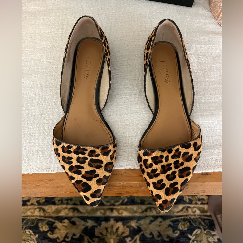 Jcrew cheetah print shoes